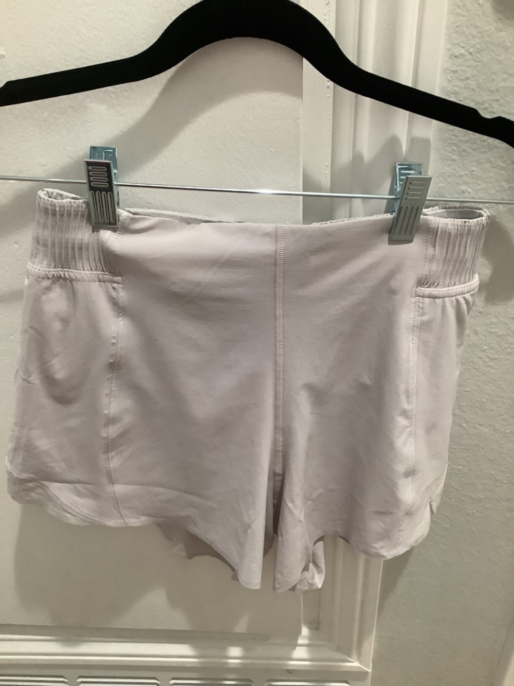 lululemon athletica Pale Gray High-Rise Athletic Shorts